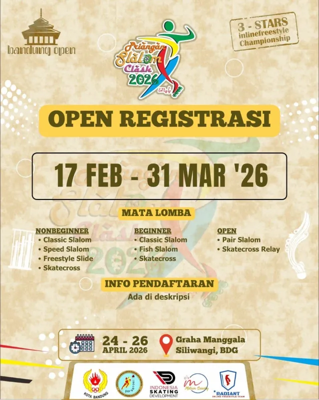 Pamflet Priangan Slalom Clash 2026