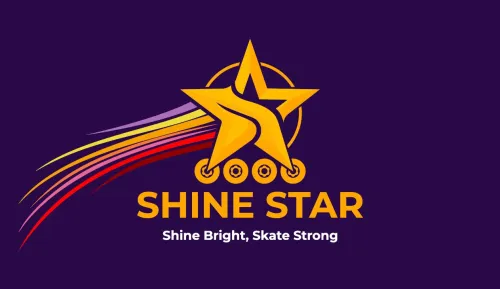 Logo Shine Star Roller Skate